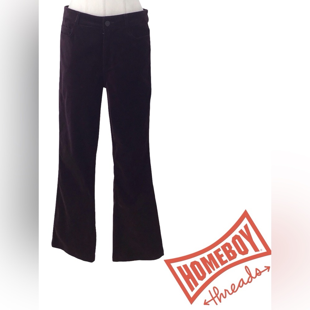 PAIGE Rich Burgundy Trousers